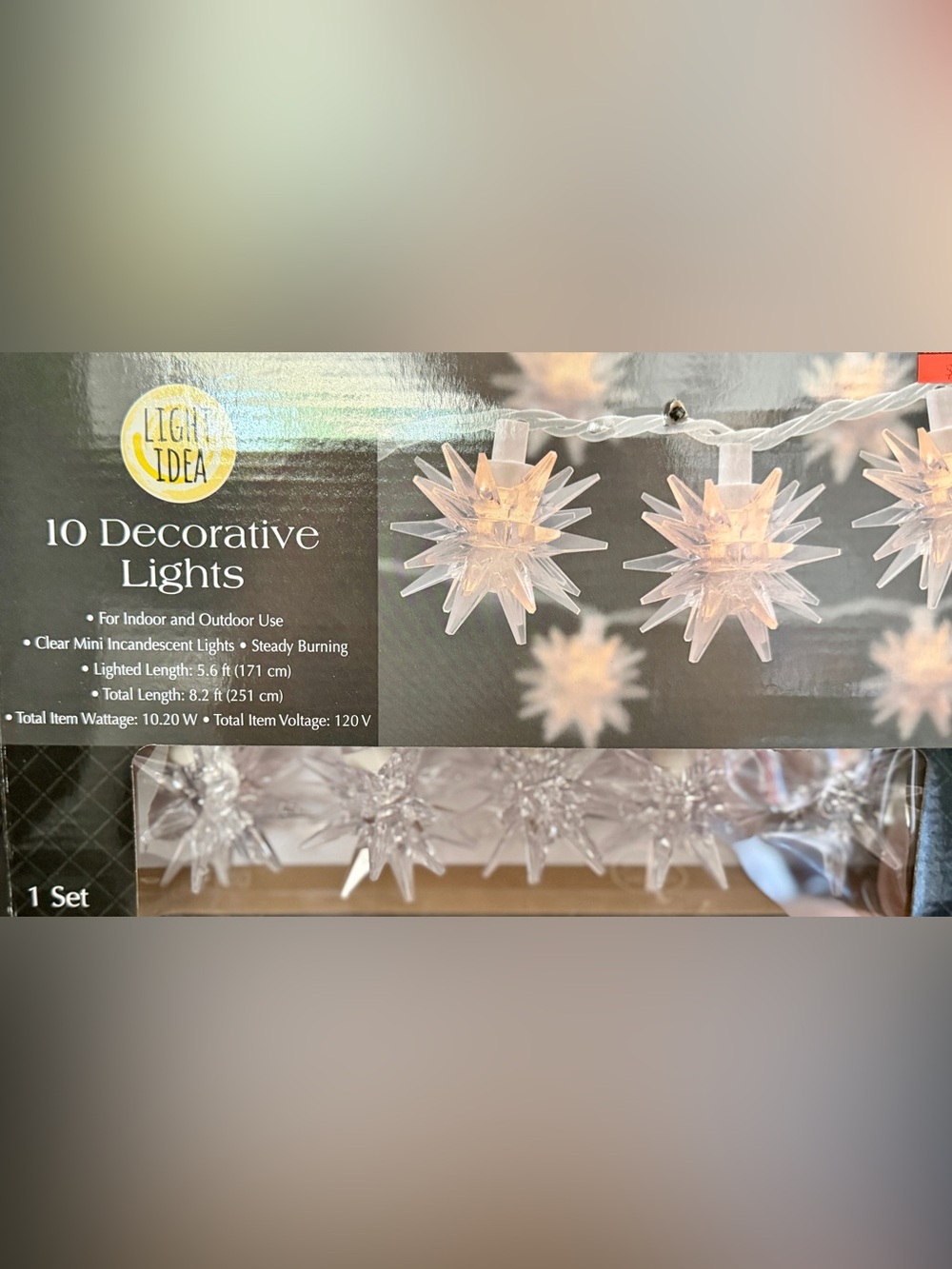 Light Idea 10 Decorative Lights - 2 Boxes NEW